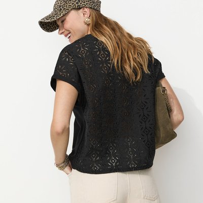 T-shirt broderie anglaise PROMOD