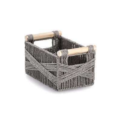 Petit panier de rangement fibre de papier ZELLER PRESENT