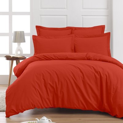 Parure housse de couette + 2 taies 65x65 cm SOFT PERCALE SENSEI MAISON