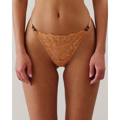 String en dentelle marron clair MOCHALATIZ UNDIZ