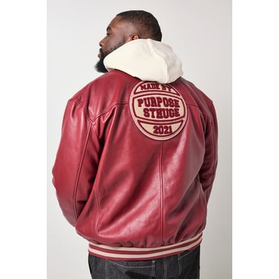 Blouson en cuir véritable STHUGE