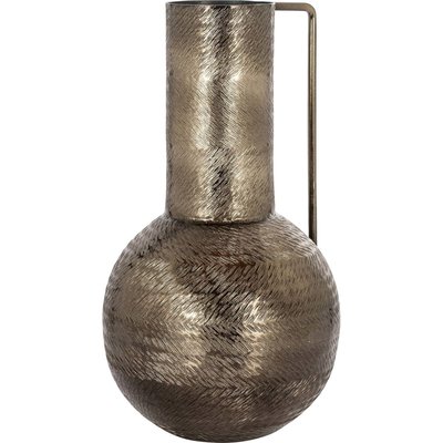 Vase Leia élégant en aluminium  fumé RECOLLECTION