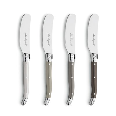 Coffret bois 4 tartineurs mixés - TRADITION LOU LAGUIOLE
