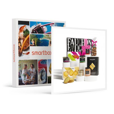 Coffret Incontournable Fauchon : assortiment de délices salés et sucrés livrés à domicile- SMARTBOX - Coffret Cadeau Gastronomie SMARTBOX