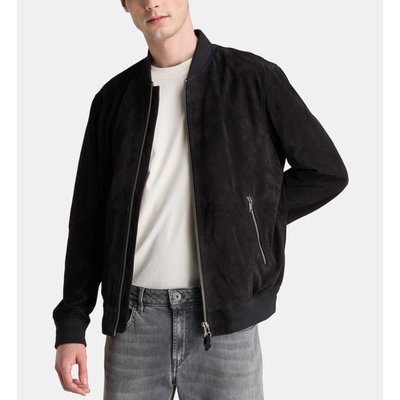 Bombers Napeau Uni En Cuir Suédé GALERIES LAFAYETTE