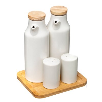 Set huile/vinaigre/poivre céramique SERAMIK 5FIVE SIMPLY SMART