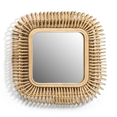 Miroir rotin carré L55 x H55 cm, Tarsile AM.PM