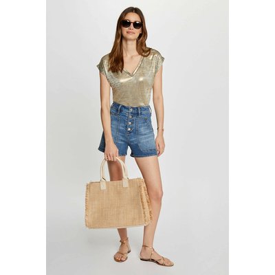 T-shirt col V manches courtes MORGAN