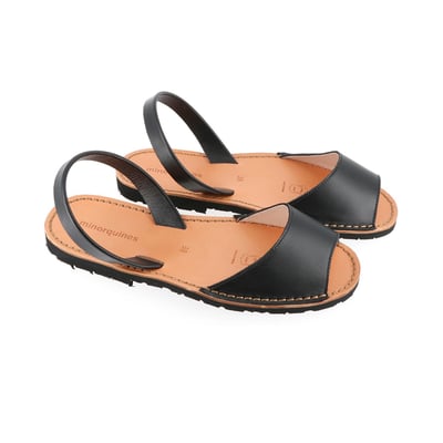 Sandales plates en cuir AVARCA CALETA MINORQUINES