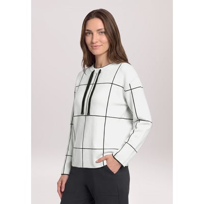 Pull-over en maille à carreaux BETTY BARCLAY