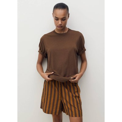 T-shirt lyocell manches courtes MANGO
