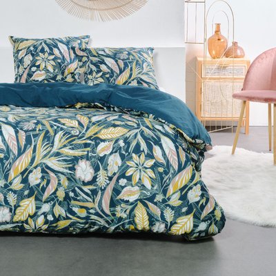 Parure de lit imprimé floral coton SUNSHINE IRIS TODAY