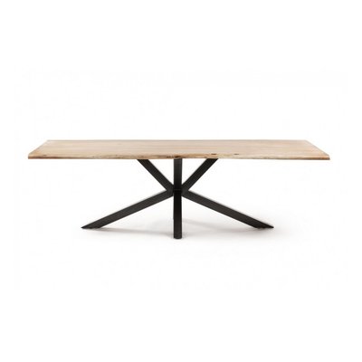 Table de repas rectangulaire en bois massif - ALEVO MATHI DESIGN