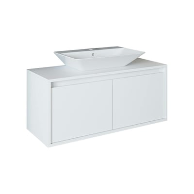 Meuble vasque suspendu 2 portes + vasque FLOE PIER IMPORT