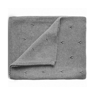 Couverture texturée en coton bio MUSHIE