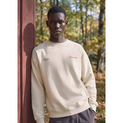 Sweat-shirt coton imprimé texte MANGO TEEN