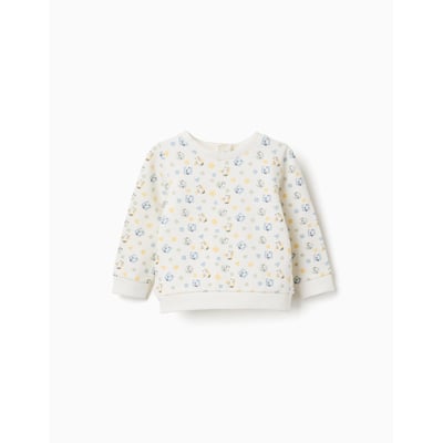 Sweat en coton peigné avec motif coloré ZIPPY
