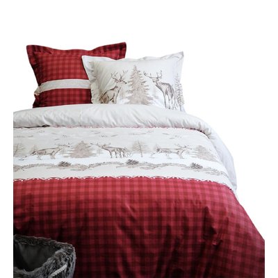 Housse de couette + taies Cerf des montagne EDEN
