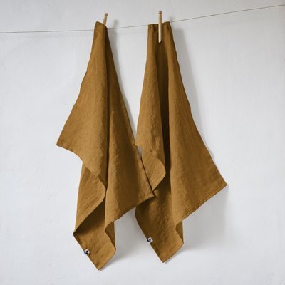 Lot de 2 torchon essuie-vaisselle lin Collection Soline EDEN