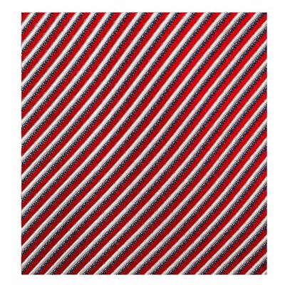 Cravate 100% soie motif rayures DRAEGER PARIS