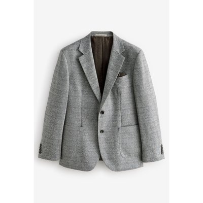 Veste de costume slim texturée à chevrons NEXT