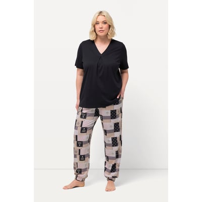 Pyjama à mélange de motifs ULLA POPKEN