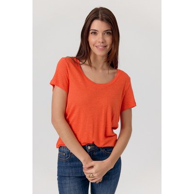 T-shirt col V basique confortable BRITNEY ARTLOVE