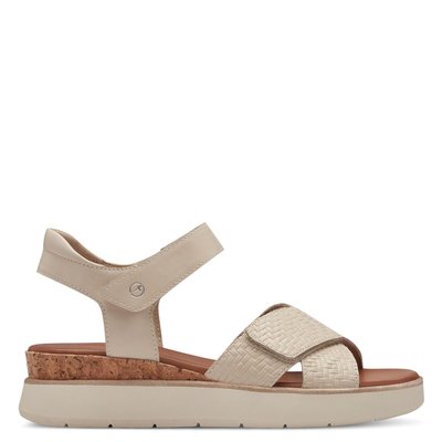 Sandale à talon en cuir TAMARIS
