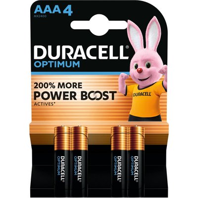 Pile LR03 AAA x4 Optimum DURACELL