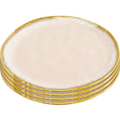 Lot de 4 assiettes plates, NALA KARE DESIGN