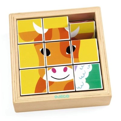 Puzzle en bois Animoroll DJECO
