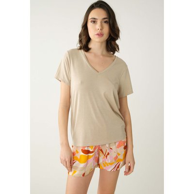 T-shirt col V manches courtes GLOWY DEELUXE