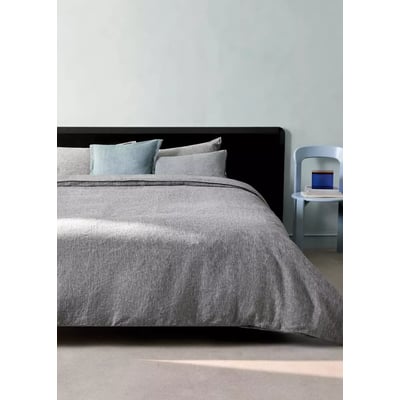 Housse de couette lin fil teinté Lit 180/200 cm MANGO HOME