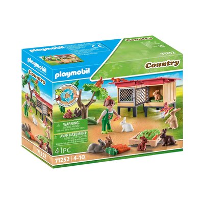 Country Enfant avec enclos et lapins PLAYMOBIL