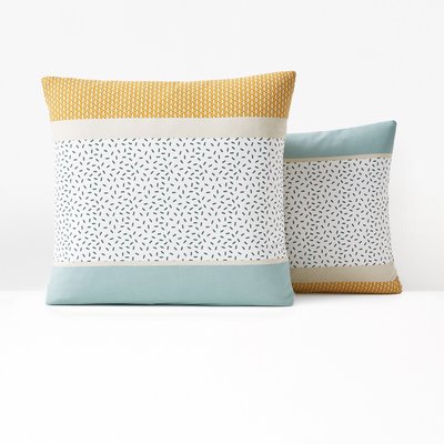 Kissenbezug Happy Stripes, Baumwolle LA REDOUTE INTERIEURS