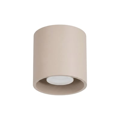 Plafonnier Aluminium Taupe GU10 1 Orbis EDEN