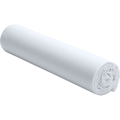Drap housse percale de coton lavé bonnet 30 cm uni, Elegance BATON ROUGE