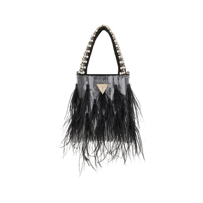 Pochette Misea Plumes GUESS