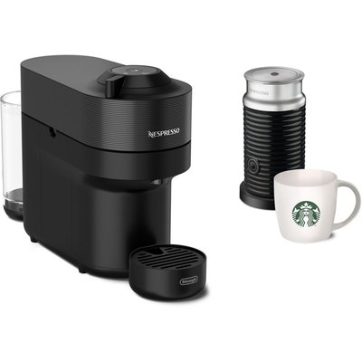 Nespresso Vertuo Pop Noir + mousseur de lait + 1 Mug Starbucks® offert ENV90.BAE. DELONGHI