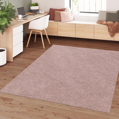 Tapis salon et chambre tissé motif uni ALEGRIA UN AMOUR DE TAPIS