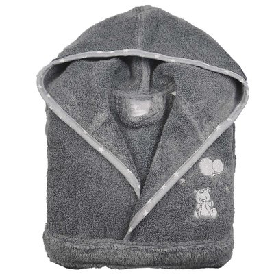 Peignoir enfant en coton peigné Zéro Twist BABY SOFT OURS SENSEI MAISON