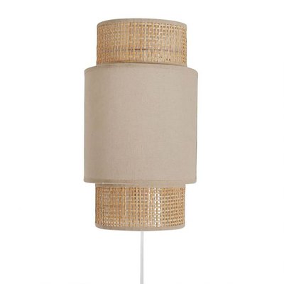 Applique Incurvée Rotin Tissu DECORATIE