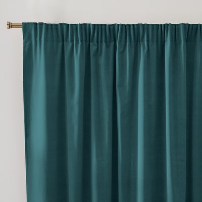 Velvet Gathered Braid Velvet Curtain LA REDOUTE INTERIEURS