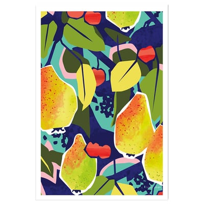 Poster arbre coloré HEXOA