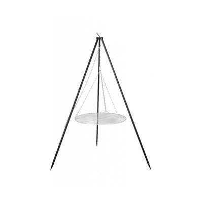 Grill de cuisson en acier inoxydable sur trépieds Nobel 50 cm JARDINDECO
