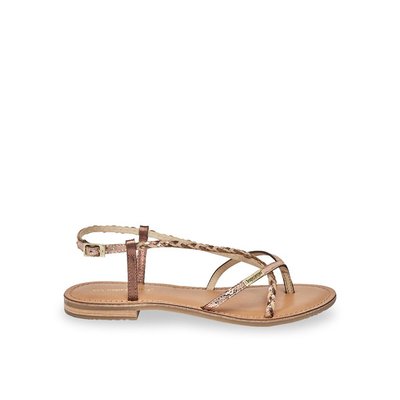 Sandale cuir marron femme store
