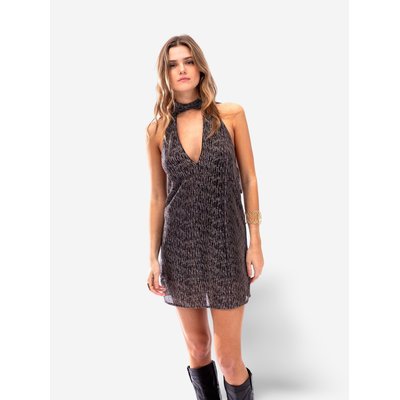 Robe courte et décolletée avec lacets THE-ARE