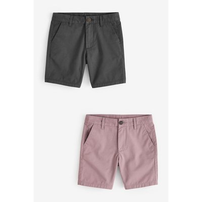 Shorts chino coupe classique, lot de 2 NEXT
