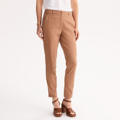 Straight Stretch Twill Chinos ANNE WEYBURN