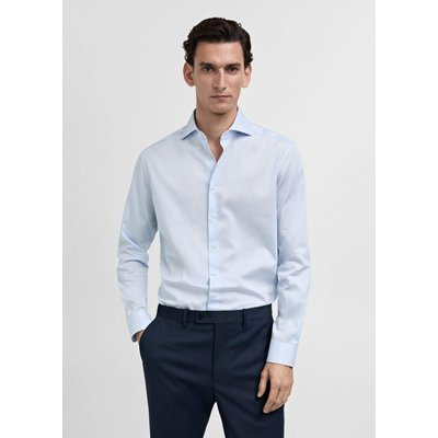Chemise costume slim fit milleraies MANGO MAN